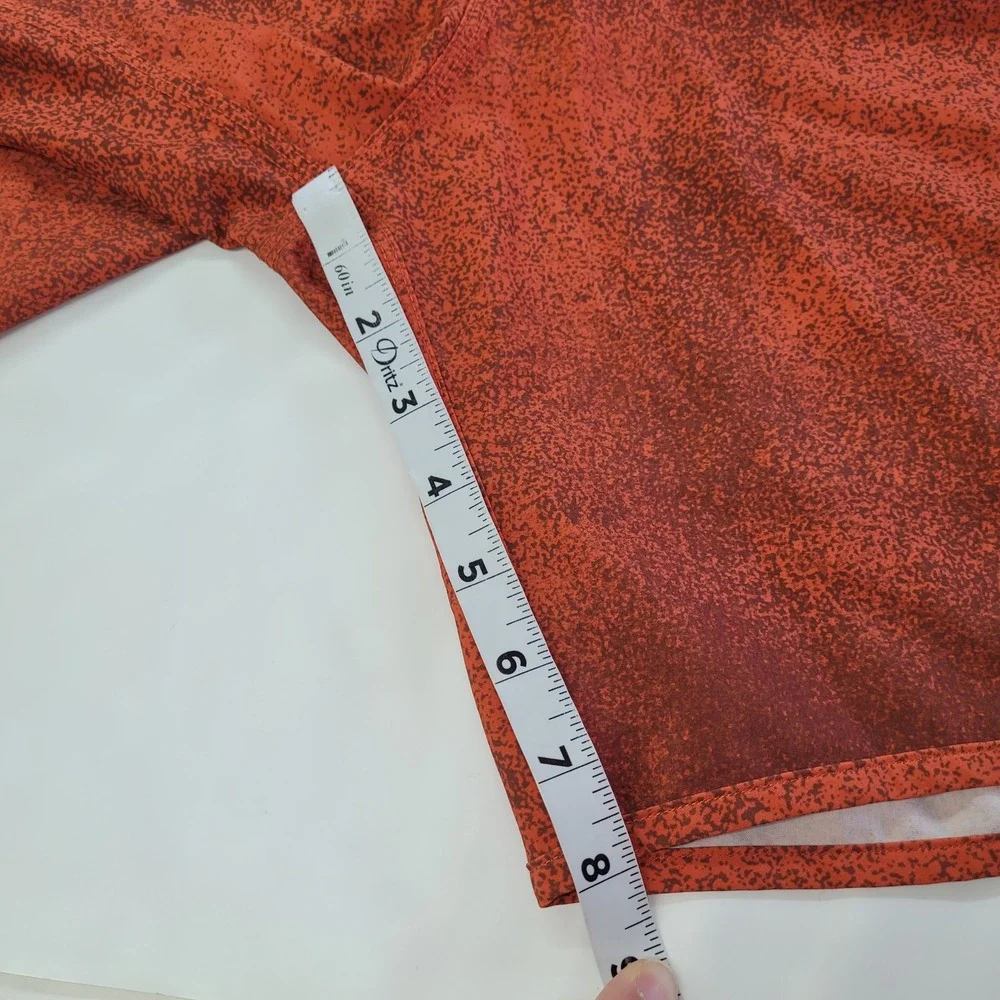 Fox Racing Board Shorts Mens 30 Atomic Orange‎ Speckle Print Next Level 18 Inch